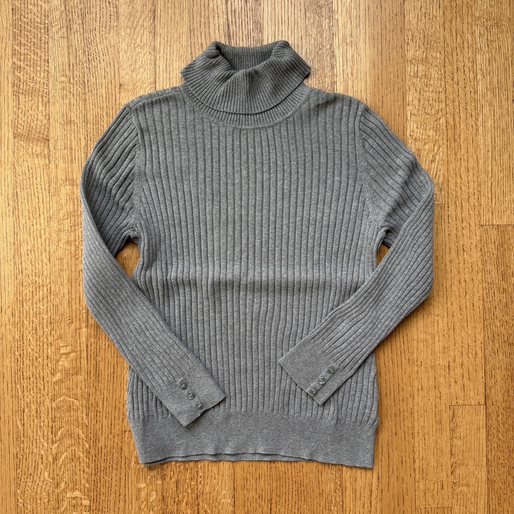 Croft & Barrow Ribbed Turtleneck
